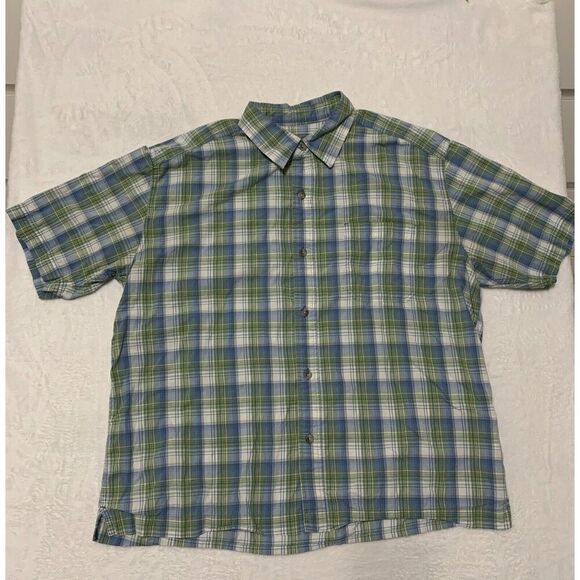 Eddie Bauer Plaid Button Shirt - Picture 1 of 8
